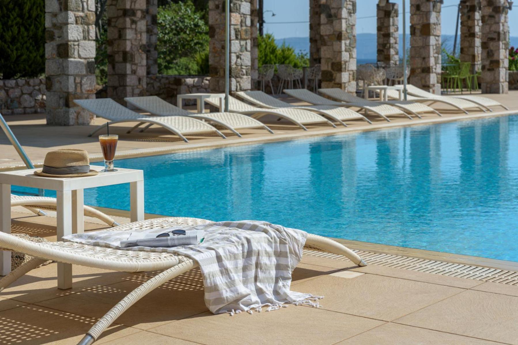 Kaminos Evia Hotel Limni  Bagian luar foto