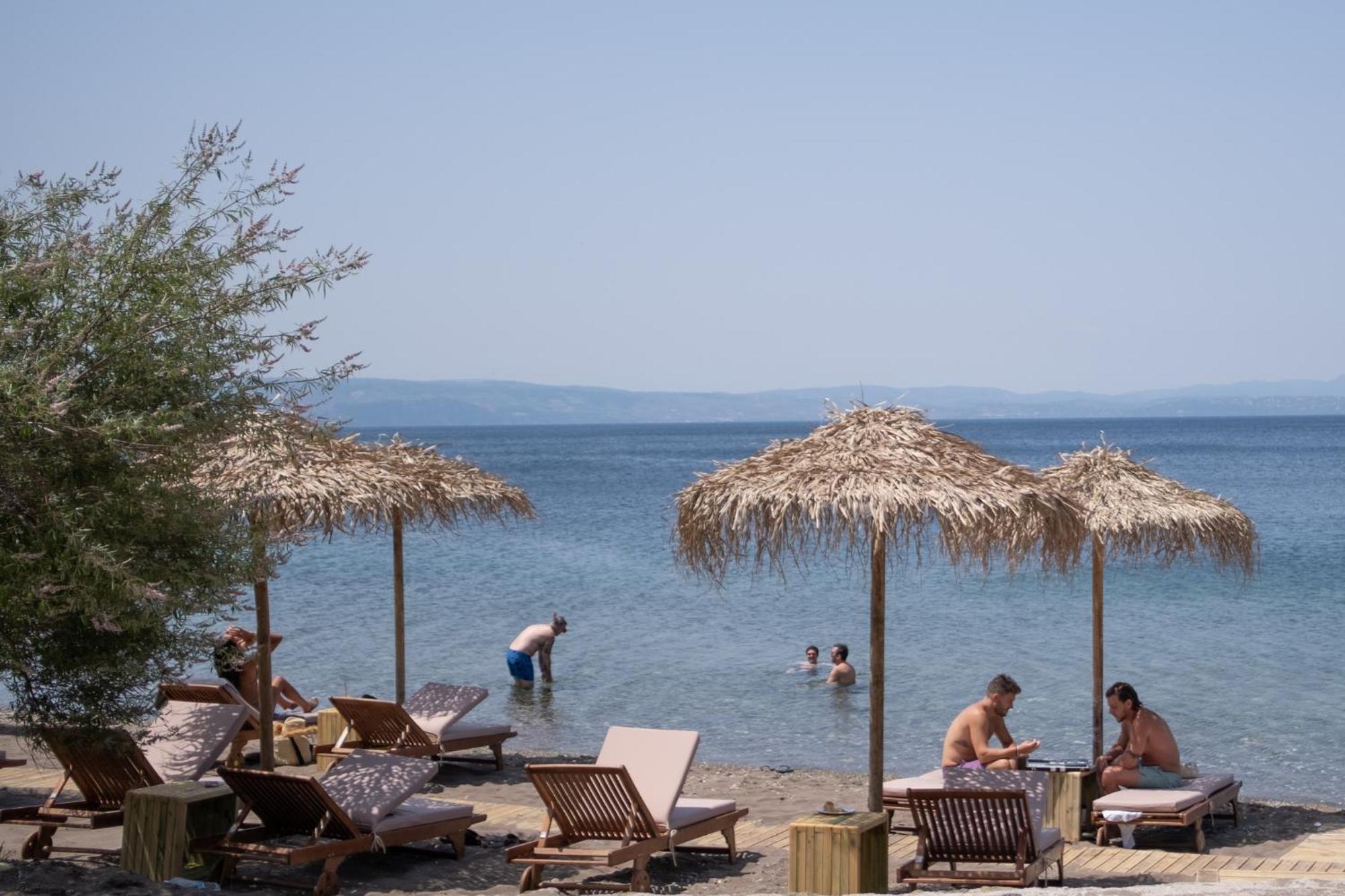 Kaminos Evia Hotel Limni  Bagian luar foto